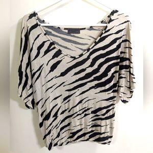 Kill City zebra print top